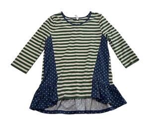 Matilda Jane Curiosity Top Green Stripe 435 Tween Teen 14